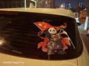 熊貓愛(ài)國車(chē)貼防水貼紙汽車(chē)摩托車(chē)遮擋劃痕國慶車(chē)尾貼畫(huà)車(chē)身裝飾貼 大號C款 霸氣熊貓 30cm一張 曬單實(shí)拍圖