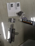 弘工插銷(xiāo)免打孔304不銹鋼防盜門(mén)栓門(mén)扣衛生間鎖扣（配螺絲+免釘膠） 曬單實(shí)拍圖