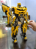 變形玩具合金版外傳柱op擎天金剛柱機器汽車(chē)人模型手辦男孩禮物 大黃蜂【部分合金 高約30cm】 曬單實(shí)拍圖