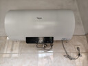 美的（Midea）儲水式電熱水器家用大水量100升國家補貼長(cháng)效免換鎂棒3300W速熱一級能效加長(cháng)防電墻F10033-X1(S) 曬單實(shí)拍圖