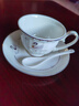 品來(lái)運歐式陶瓷創(chuàng  )意咖啡杯碟套裝小奢華咖啡杯情侶杯骨瓷英式紅茶杯家用 天鵝湖 杯碟一套 曬單實(shí)拍圖