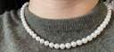 南珠宮敬愛(ài)淡水珍珠項鏈女款珍珠項鏈多規格大顆粒送媽媽送禮 6-7.5mm 含扣長(cháng)44cm 曬單實(shí)拍圖
