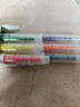 晨光（M&G）文具6色雙頭單色熒光筆標記學(xué)生用記號筆彩色粗劃重點(diǎn)小學(xué)生用雙頭作業(yè)筆記彩色筆AHM21214 曬單實(shí)拍圖