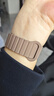 碼仕適用華為手表表帶Watch5/4/3/GT6/5/gt4/3/2/Pro/榮耀Magic2/OPPO Watch4/X磁吸硅膠咖啡配黑22mm 曬單實(shí)拍圖