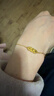 周六福銅錢(qián)5G工藝黃金手鏈女足金生日禮物計價(jià)A0714735 約2.65g16+3cm 曬單實(shí)拍圖