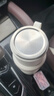 COOKSS保溫杯大容量男女士高顏值水杯子學(xué)生316不銹鋼便攜泡茶杯子帶蓋 白色-【茶隔+大眼立體貼】 600ml 曬單實(shí)拍圖