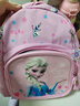 迪士尼（Disney）兒童書(shū)包幼兒園3-6歲小班大班超輕可愛(ài)女孩小背包愛(ài)莎公主粉色 曬單實(shí)拍圖