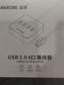 山澤USB3.0分線(xiàn)器 高速4口拓展塢 USB集線(xiàn)器HUB擴展塢 筆記本一拖四多口轉換轉接頭延長(cháng)線(xiàn)1.5米HUB01 曬單實(shí)拍圖