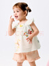 巴拉巴拉女童夏裝2025嬰兒短袖套裝寶寶兩件套甜美復古國風(fēng)萌208225119003 曬單實(shí)拍圖