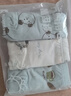 童泰（TONGTAI）嬰兒內褲男寶寶男童四角短褲不夾pp男孩中大童平角褲3條裝 綠/白/綠 3條 110 cm 曬單實(shí)拍圖