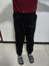 回力（Warrior）休閑褲男士春秋季重磅透氣寬松褲子男新款垂感親膚束腳針織運動(dòng)褲 曬單實(shí)拍圖