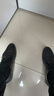 卡帝樂(lè )鱷魚(yú)（CARTELO）皮鞋男商務(wù)英倫牛皮正裝鞋秋冬男士婚鞋加絨鞋子男513 黑色 44 曬單實(shí)拍圖
