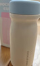 炊大皇316L不銹鋼保溫杯便攜口袋杯子保冷小巧超輕外出350ml（奶藍色） 曬單實(shí)拍圖