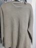 MsShe無(wú)縫一體100%綿羊毛衫大碼女裝冬裝胖mm內搭半高領(lǐng)打底毛衣 【純色款】燕麥色現貨 4XL 曬單實(shí)拍圖
