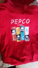 小豬班納（PEPCO）兒童長(cháng)袖T恤春秋薄款男女童純棉打底衫春裝單穿上衣 紅色 160 曬單實(shí)拍圖