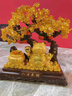 禮之源招財貓搖錢(qián)樹(shù)擺件聚寶盆工藝品辦公室桌面店鋪收銀臺喬遷開(kāi)業(yè)禮物 中號黃水晶發(fā)財樹(shù)八方來(lái)米招財貓 曬單實(shí)拍圖