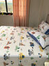亞朵星球云棲卡通小汽車(chē)純棉床單單件100全棉兒童男孩被單床蓋床笠枕套2三件套 J嘟嘟小車(chē)【新疆全棉 更柔更親膚】 A版單件床單適1.8/ 230cm*245cm 曬單實(shí)拍圖