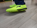 李寧足球鞋男TF碎釘成人青少年小學(xué)生兒童專(zhuān)業(yè)比賽訓練球鞋釘鞋綠 38  曬單實(shí)拍圖