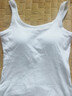 歐迪芬【免穿文胸含桑蠶絲】吊帶背心女打底內搭7A抗菌帶胸墊可外穿L 曬單實(shí)拍圖