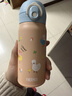 膳魔師（THERMOS）兒童吸管保溫杯316L不銹鋼帶杯套幼兒園寶寶學(xué)生杯便攜上學(xué)TCKI 曬單實(shí)拍圖