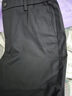 與狼共舞【顯瘦小錐褲】時(shí)尚百搭通勤休閑男士九分褲 001黑色 XL(54)  曬單實(shí)拍圖