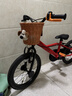 迪卡儂兒童自行車(chē)單車(chē)腳踏車(chē)男孩女孩初學(xué)者童車(chē) 16寸兒童自行車(chē)紅色 【鋼架】 曬單實(shí)拍圖