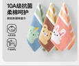 無(wú)印良品兒童毛巾3條裝10A抗菌新疆全棉寶寶100%純棉童巾柔軟親膚口水巾 曬單實(shí)拍圖