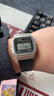 卡西歐（CASIO）小方塊簡(jiǎn)約復古防水電子學(xué)生表男女手表情人節禮物 F-91WM-7A 曬單實(shí)拍圖
