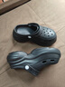 DALYKATE美國品牌筋膜炎專(zhuān)用鞋足弓支撐拖鞋防滑防臭足底醫護不臭腳男女鞋 6.0cm筋膜炎拖鞋-黑色 34 曬單實(shí)拍圖