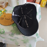 NKADDS短帽檐帽子男ins夏季鴨舌帽潮牌防曬休閑透氣百搭男士遮陽(yáng)棒球帽 5cm純色-黑色 均碼 曬單實(shí)拍圖