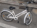 飛鴿成年人輕便復古山地自行車(chē)26英寸男女式學(xué)生青少年代步城市通勤車(chē) 單速26寸線(xiàn)碟充氣胎 白色 曬單實(shí)拍圖