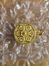 六福珠寶福滿(mǎn)傳家足金蓮華緣滿(mǎn)花絲蓮花黃金吊墜不含項鏈計價(jià)B01G0017DS 6.48克(含工費758元) 曬單實(shí)拍圖