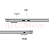 Apple/蘋(píng)果AI筆記本/2025款MacBookAir 15英寸M4(10+10核)16G 512G銀色電腦MW1H3CH/A 曬單實(shí)拍圖