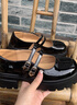ZHR單鞋女厚底粗跟舒適通勤女鞋清新甜美瑪麗珍鞋女 KN36 黑色 37  曬單實(shí)拍圖