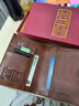 banyanu新款真皮頭層牛皮隨身機票護照夾多功能超薄一體卡包證件包錢(qián)包男 黃棕色（頭層牛皮-防盜刷） 曬單實(shí)拍圖
