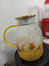 憶壺茶涼水壺冷水壺耐高溫加厚防爆涼水杯高硼硅玻璃家用大花果茶水壺 曬單實(shí)拍圖