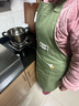 海蒙德高檔圍裙純棉耐磨工作服掛脖圍裙防污防油餐廳前臺工作服圍腰圍裙 曬單實(shí)拍圖