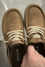 百麗張凌赫同款休閑鞋男鞋商場(chǎng)同款牛皮厚底工裝鞋8VD01CM5 黃色-單里 39 曬單實(shí)拍圖