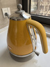 德龍（Delonghi）電熱水壺 復古家用304不銹鋼燒水電水壺 自動(dòng)斷電1.7L大容量 KBO2001.CY 波西塔諾黃 禮物 曬單實(shí)拍圖
