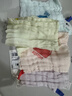 babycare嬰兒口水巾洗臉毛巾泡泡紗布方巾6條裝4層繽紛夢(mèng)境30*30cm 曬單實(shí)拍圖