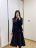 簡(jiǎn)蜓正裝女西裝裙大學(xué)生職業(yè)套裝小個(gè)子面試學(xué)院穿搭制服女士西服外套 藏青色單件西裝 L 106-115斤 曬單實(shí)拍圖