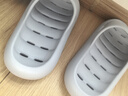 潔麗雅（Grace）拖鞋男士冬季浴室洗澡防滑漏水速干eva不臭腳居家用透氣涼拖鞋男 曬單實(shí)拍圖