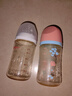 貝親奶瓶 新生兒奶瓶 寬口徑寶寶水瓶 嬰兒ppsu喝奶瓶 兒童離乳吸管瓶 240ml帶L奶嘴 -6個(gè)月+ 曬單實(shí)拍圖