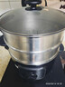 美的（Midea）電蒸鍋 燉蒸煮一體多功能鍋電煮鍋分體式電鍋 電火鍋電熱鍋3層大容量加厚不銹鋼蒸籠 上蒸下煮 10L 【30s出蒸汽】ZG26EASY401 曬單實(shí)拍圖
