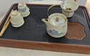 茶盤(pán)家用2025新款仿烏金石辦公室小型茶臺茶具瀝水干泡臺茶托盤(pán) 中號長(cháng)韻茶盤(pán)45x28cm 曬單實(shí)拍圖