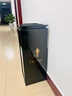 綠岑不銹鋼酒店大堂垃圾桶商場(chǎng)售樓部電梯口走廊立式大廳商用煙灰桶 黑金常規款滅煙大號 33*33*77CM 曬單實(shí)拍圖