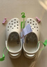 卡駱馳（crocs）經(jīng)典云朵Clog女沙灘洞洞鞋涼拖鞋206750 206750-2Y2  38  曬單實(shí)拍圖