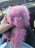 AI玩偶潦草貓可愛(ài)毛絨玩具書(shū)包掛件情侶智能禮品毛絨玩具新年禮物 尺寸110*105*105mm 尾巴110mm 【潦草貓-長(cháng)毛】紫色 曬單實(shí)拍圖