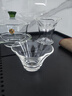 禾器品茗杯晶彩瑭杯耐熱玻璃家用高檔純手工茶具小茶杯花瓣器型主人杯 晶彩·瑭杯55ml 55ml 曬單實(shí)拍圖