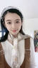 MITHAOL KUSC真絲絲巾桑蠶絲100%女士方巾生日三八女神節禮物送媽媽丈母娘長(cháng)輩 素雅米【心想事